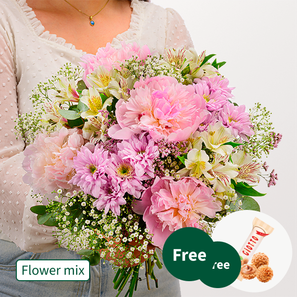 Flower Mix Sommerflirt with 3 Ferrero Giotto