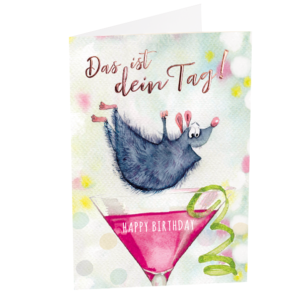 Motivkarte "Happy Birthday - Das ist dein Tag"