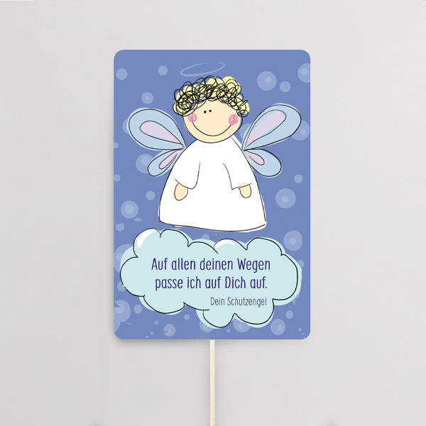Flower Card Guardian Angel