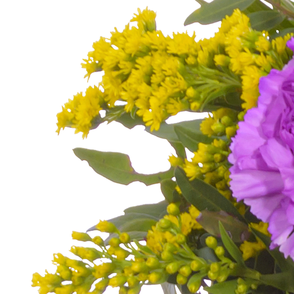 Flower Bouquet Frühlingsbeginn with vase & 3 Ferrero Giotto