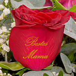 Flower Bouquet "Beste Mama" with Vase