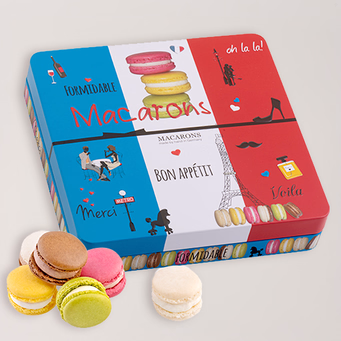 Macaron Präsentdose „Bon Appétit“
