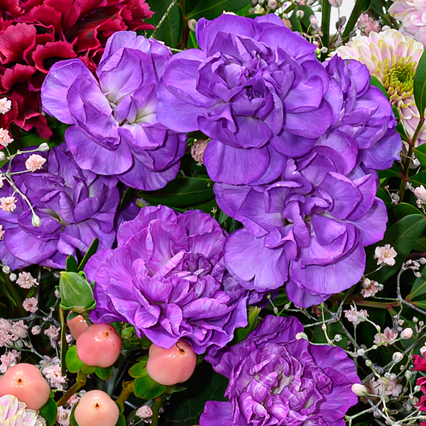 Blumenstrauß Blütentraum mit Vase & Ferrero Giotto 3er