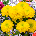 Flower Bouquet Blütenfreude with vase & 3 Ferrero Giotto