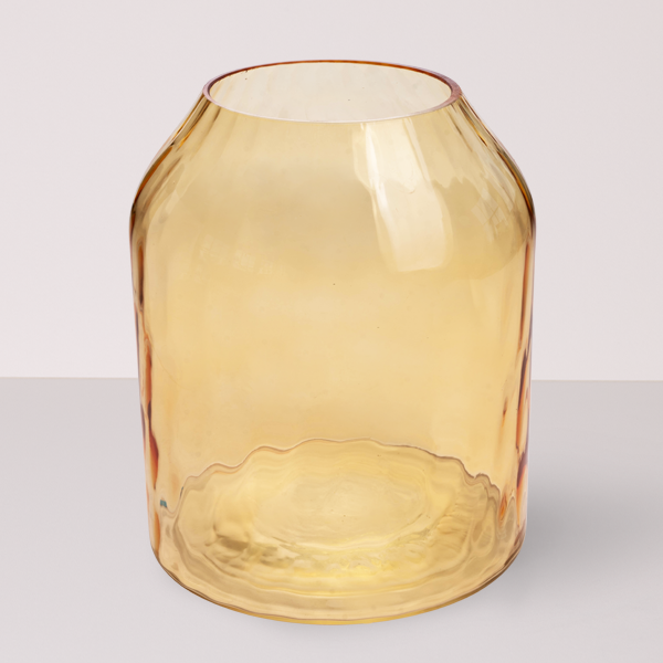 Glasvase Honeycomb