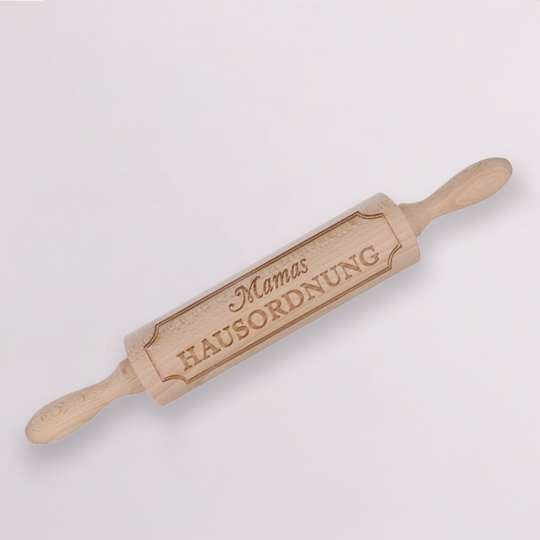 Nudelholz „Mamas Hausordnung“
