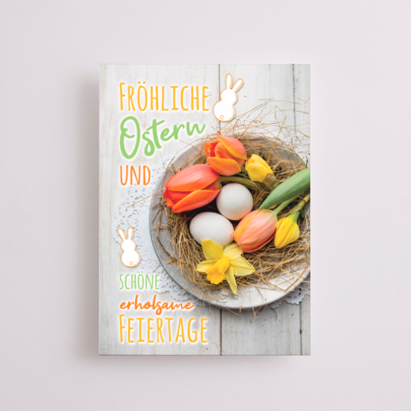 Motivkarte „Fröhliche Ostern“