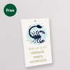 Zodiac Sign Flowercard „Scorpio“