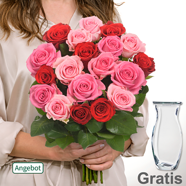 Rosenbund Rosenliebe mit Vase
