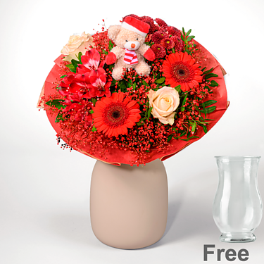 Flower Bouquet Weihnachtsüberraschung with vase