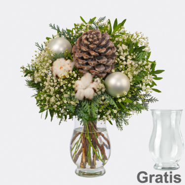 Strauß Wintergruß mit Vase