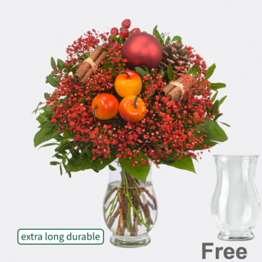 Bouquet Noelle with vase