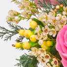 Rosenstrauß Wintermärchen mit Vase & 2 Ferrero Rocher