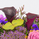 Blumenstrauß Winterwiese mit Vase & 2 Ferrero Rocher