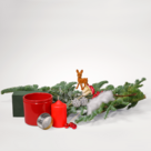 DIY Winterarrangement mit Rentier