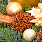 Adventskranz Shiny (Ø 30 cm) mit 2 Ferrero Rocher