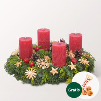 Adventskranz Scandinavian Dream (Ø 30 cm) mit Ferrero Giotto 3er