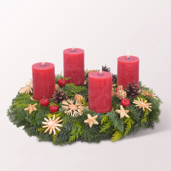 Wreath Scandinavian Dream (Ø 30 cm) with Halloren Balls