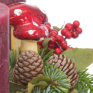 Adventskranz Winter Berry (Ø 30 cm) mit 2 Ferrero Rocher