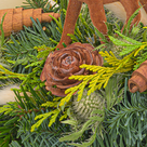 Adventskranz Fancy Christmas (Ø 30 cm) mit 2 Ferrero Rocher