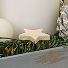 Adventsgesteck Winter Wonderland mit 2 Ferrero Rocher