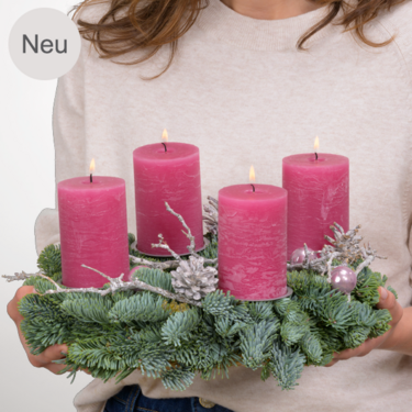 Adventskranz Adventskranz Winterliebe (Ø 30 cm)