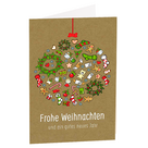 Motivkarte "Frohe Weihnachten und ein gutes neues Jahr"