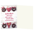 Motivkarte "Frohe Weihnachten" mit zusätzlichem Inneneindruck
