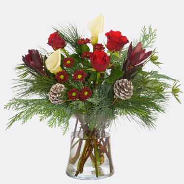 Flower Bouquet Winter Forest