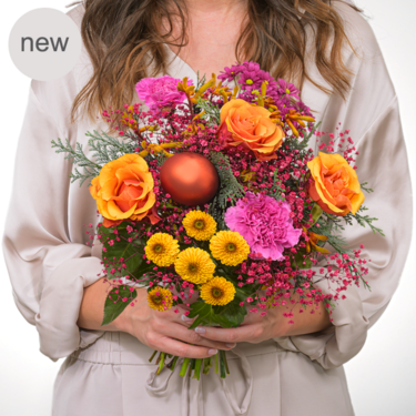 Flower Bouquet Christmas Present
