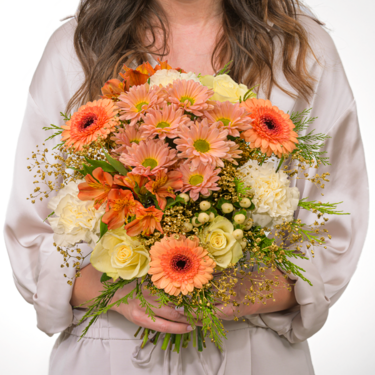Flower Bouquet Christmas Greeting