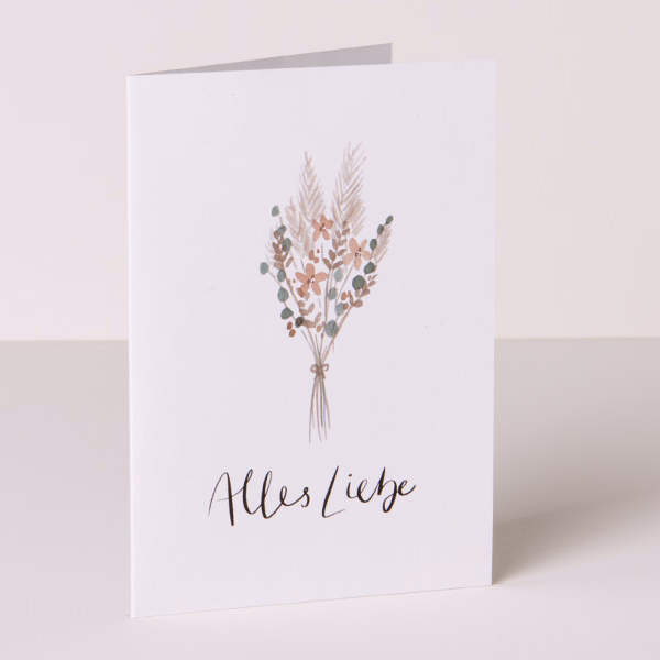 Motivkarte „Alles Liebe“