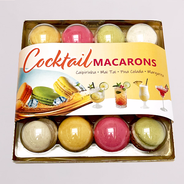 Präsentpackung „Cocktail Macarons“ (150 g)
