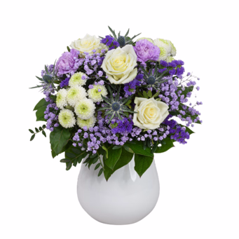 Sympathy Bouquet Anteilnahme mit vase