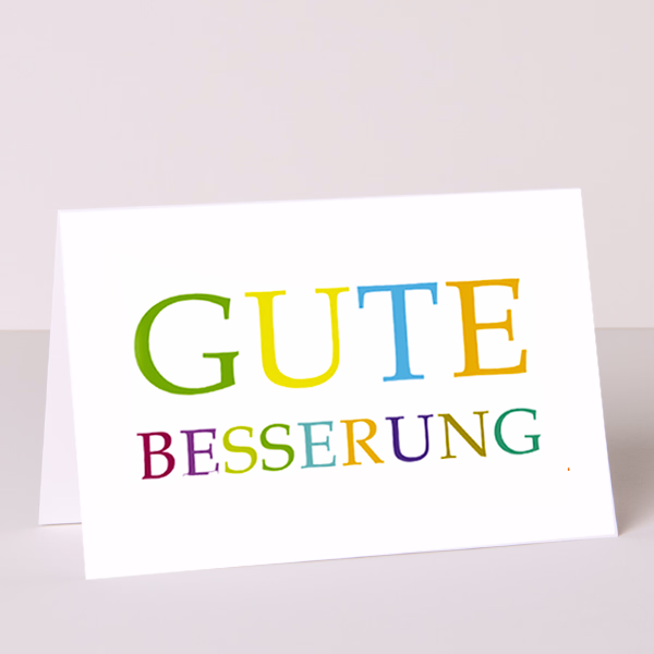 Greeting Card „Gute Besserung“