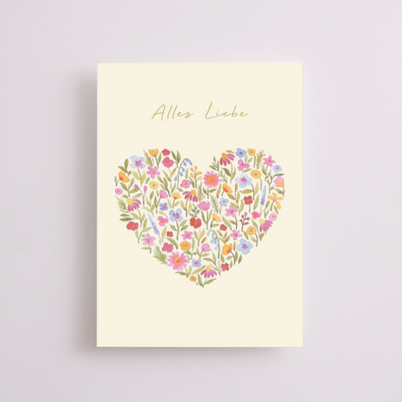 Greeting Card „Alles Liebe“