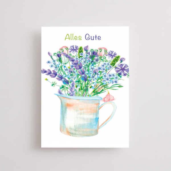 Motivkarte „Alles Gute“