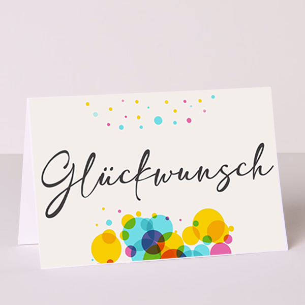 Greeting Card „Glückwunsch“