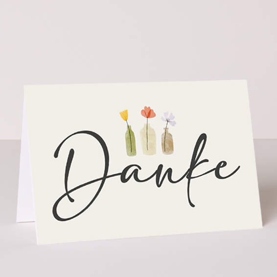 Motivkarte „Danke“