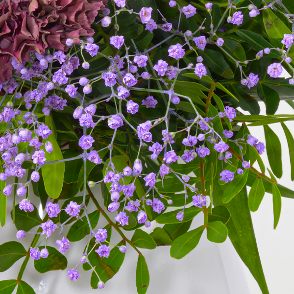 Flower Bouquet Blütenkuss with vase & 3 Ferrero Giotto & Teaballs