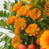 Blumenstrauß Herbsttraum mit Vase & Teaballs & Ferrero Giotto 3er