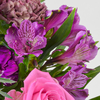 Blumenstrauß Blütenstar mit Vase & Teaballs & Ferrero Giotto 3er