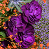 Flower Bouquet Lebenslust with vase & Teaballs & 3 Ferrero Giotto