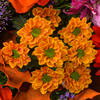 Premiumstrauß Lust auf Herbst mit Premiumvase & Teaballs & Ferrero Giotto 3er