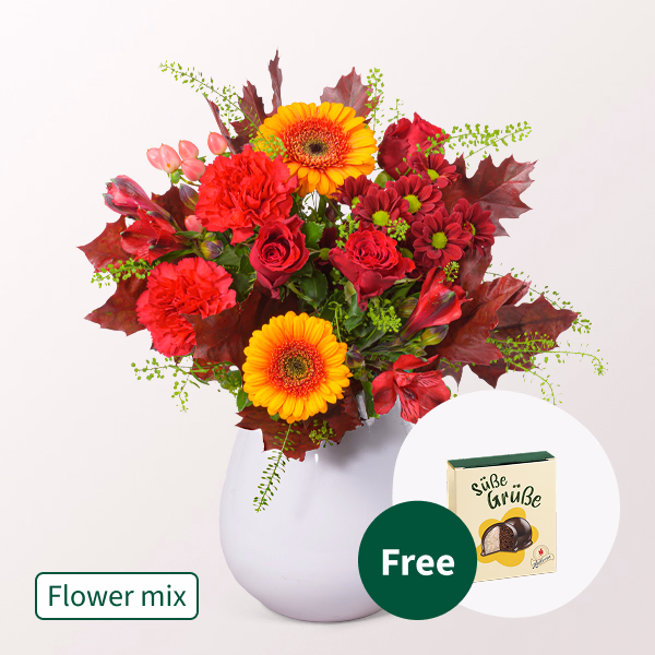 Flower Mix Herbstfreude with Halloren Balls