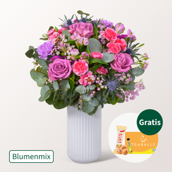 Blumenmix Traumhaft mit Teaballs & Ferrero Giotto 3er