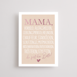 Motivkarte „Mama“
