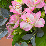 Flower Bouquet Blütenromanze with vase