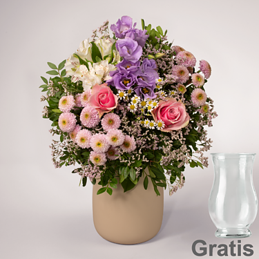 Blumenstrauß Zauberhaft mit Vase