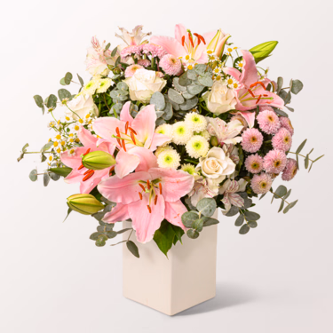 Premium Bouquet Ich danke Dir with 3 Ferrero Giotto